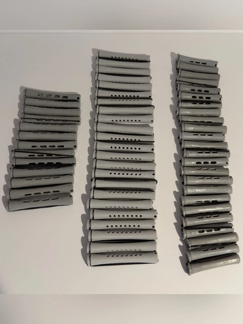 Gray Color Hair Perm Rods 60 Pieces 3 1/4